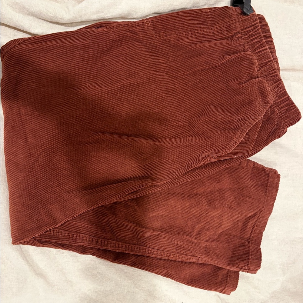 Original Use Terracotta Corduroy Pants